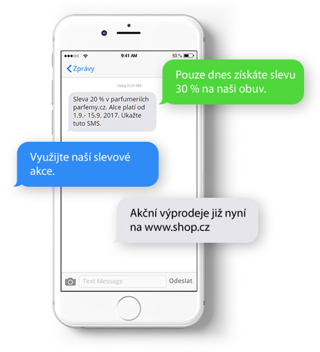 SMS marketing - rozesílka